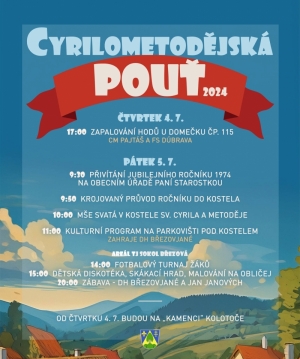 Pozvánka na hody - CYRILKY 2024