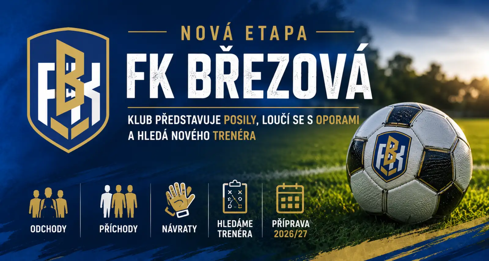 Nová etapa FKB. Klub představuje posily, loučí se s oporami a hledá nového trenéra