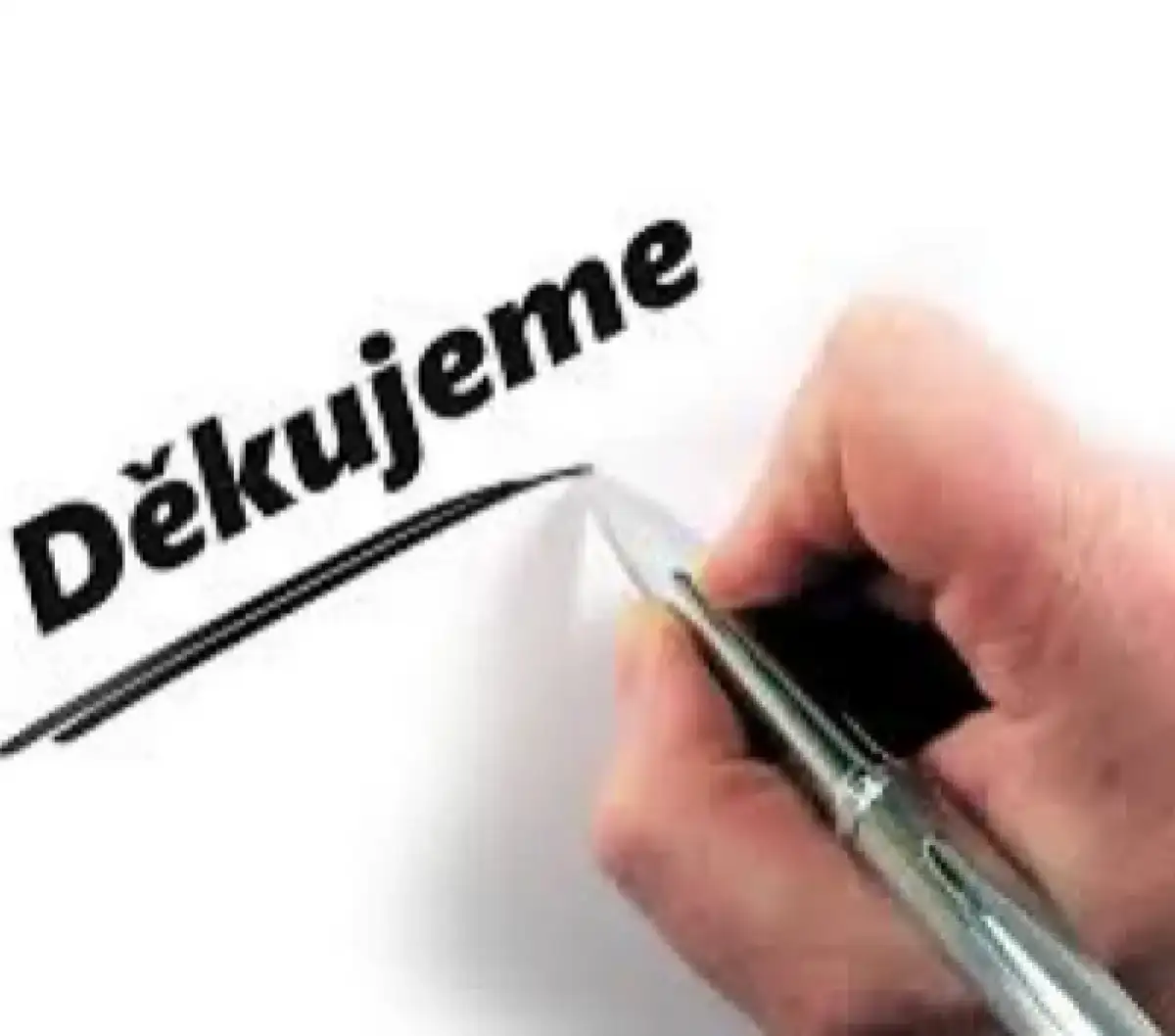 Poděkování sponzorům za rok 2025