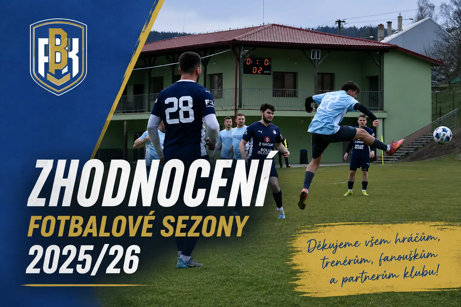 Zhodnocení sezóny 2025/2026 – A-tým FKB